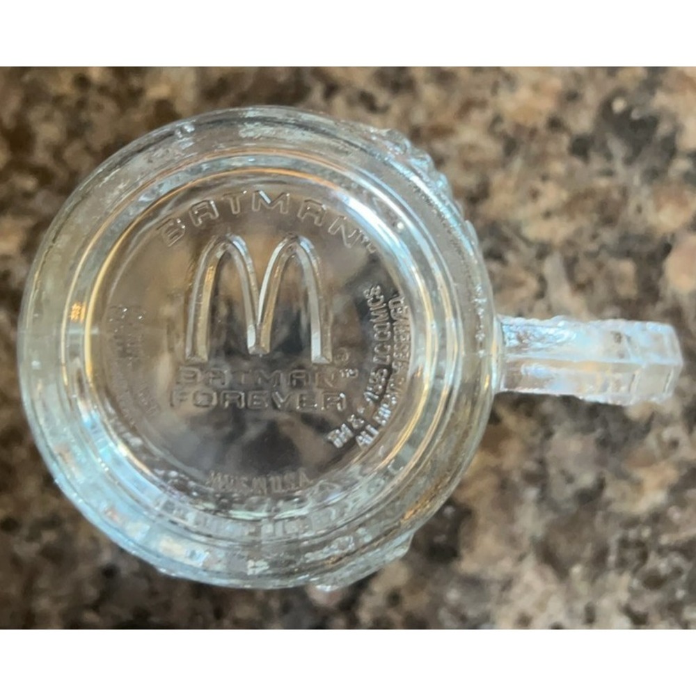 Vintage 1995 McDonald's Batman Forever BATMAN DC Comics Collectible 8 oz Mug Mad - Picture 5 of 6